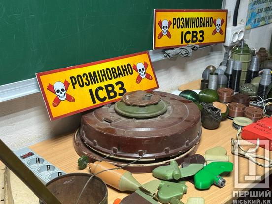 У Кривому Розі для школярів проводять заняття з мінної безпеки та такмеду: отримані знання вже врятували життя