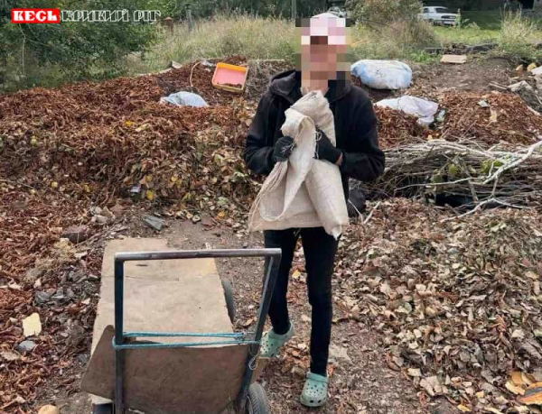 Двірник Управительської компанії утворює стихійне звалище в Кривому Розі