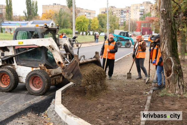 У Кривому Розі оновлюють вулицю Олексія Резніченка: які роботи вже виконали та коли планують завершити