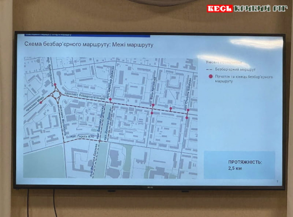 Концепцію &laquo;Безбар&rsquo;єрного маршруту&raquo; представлено у Кривому Розі