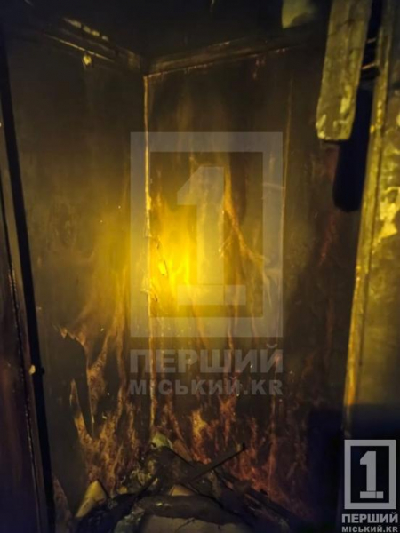 У Саксаганському районі вночі горіла квартира в багатоповерхівці