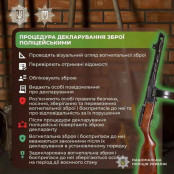 В Україні триває кампанія декларування зброї: на сьогодні зареєстровано вже понад 930 одиниць вогнепальної зброї та понад 800 тисяч набоїв