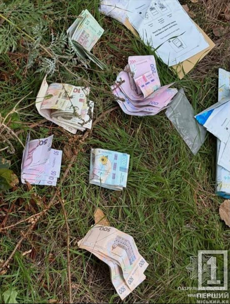 Зіп-пакет і 69 трубочок: у криворізькій лісосмузі поліція знайшла сховок з імовірними наркотиками